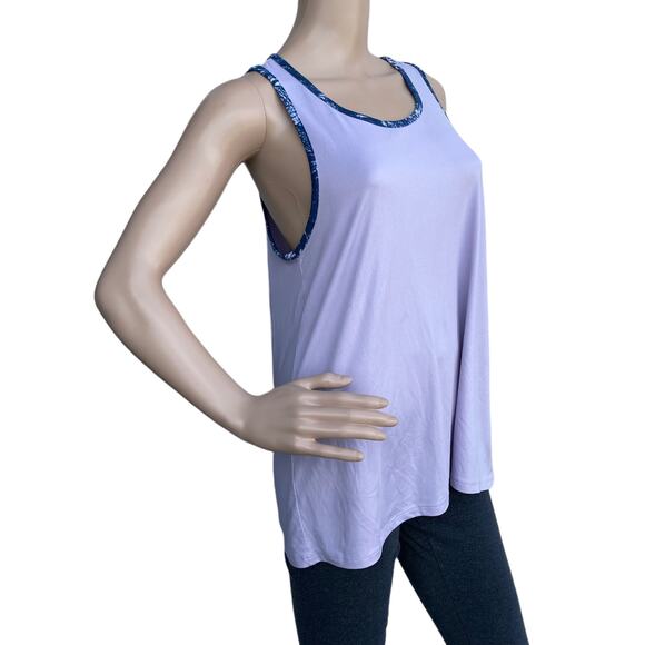 Eddie Bauer Sleepwear Women's Purple Scoop Neck Sleeveless Pullover Tank Top M - Picture 3 of 5